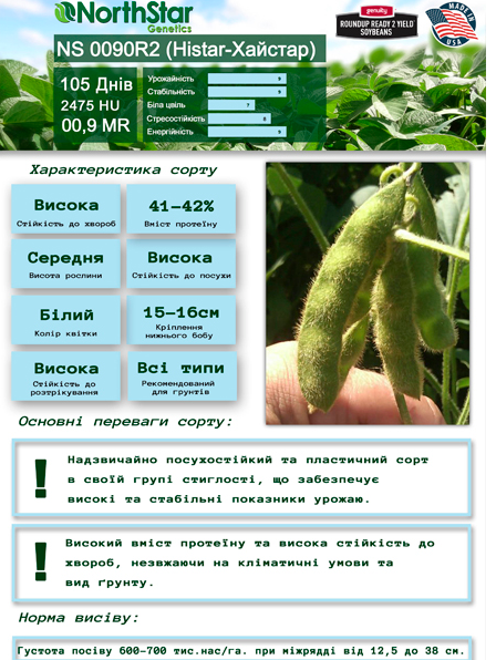 Соя Хайстар (Histar) soya02 фото