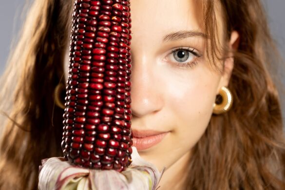 Бордо (фіолетово-червона) F1, 50 насінин на 9 м², Пурпуровий, Супер цукрова Sh2, Україна, Консервація, Свіжий ринок, Середньостиглий, Цукрова кукурудза, Кукурудза цукрова